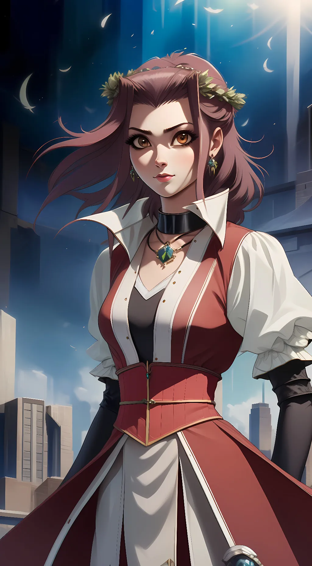 ai character: akiza background