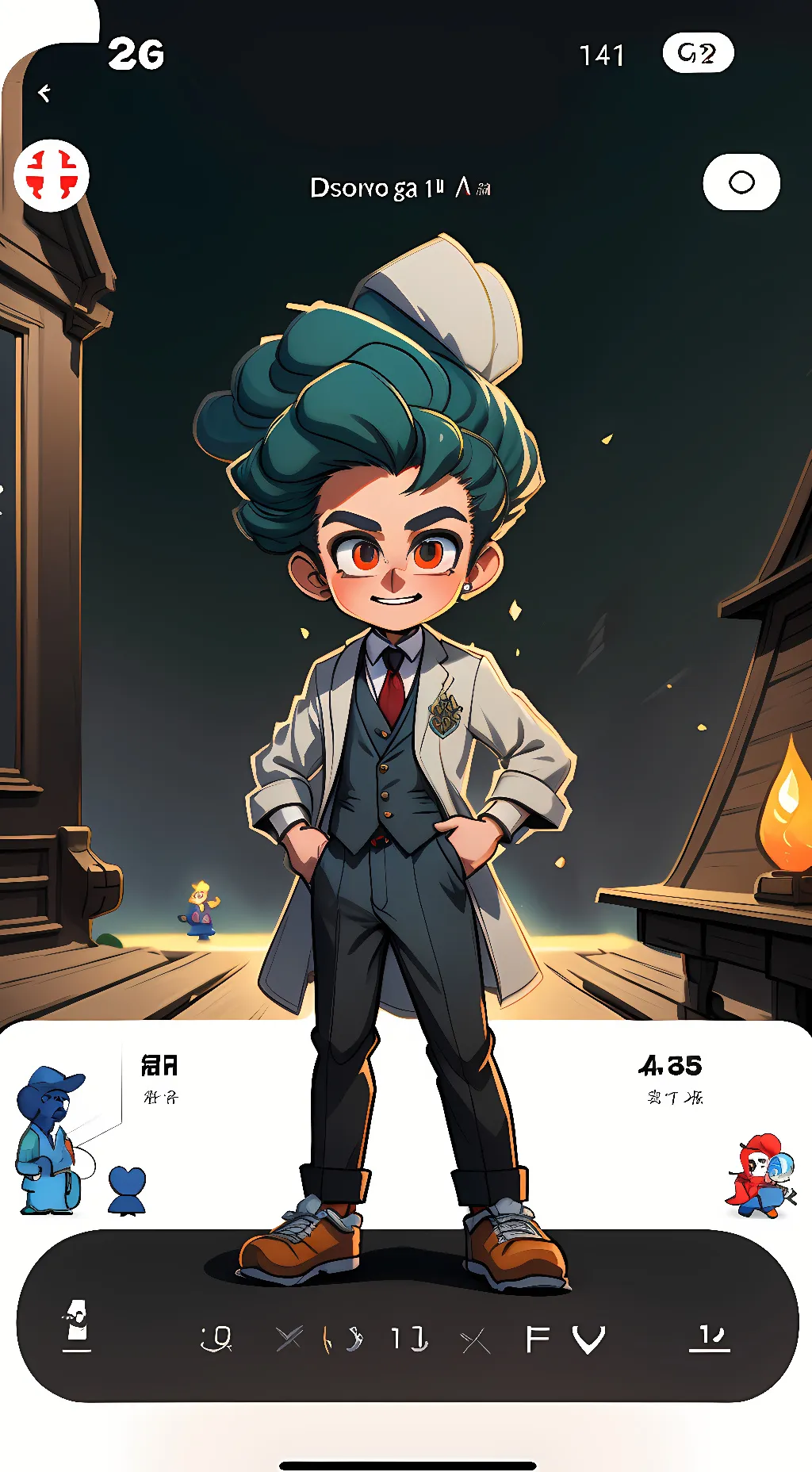 ai character: Riggy (human)  background