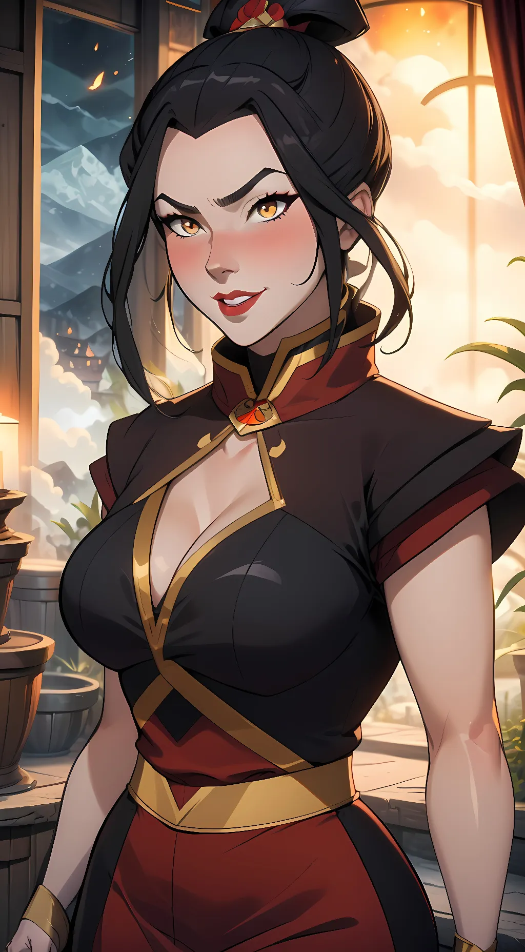 ai character: Princess Azula background