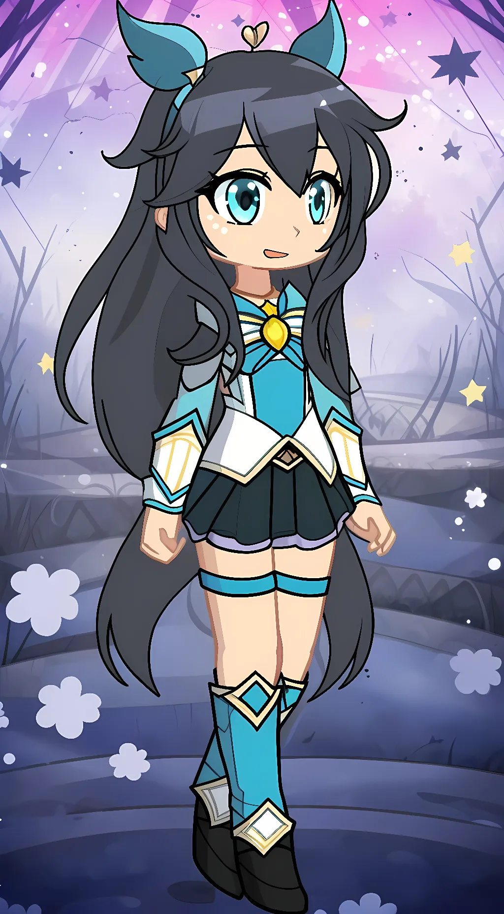 ai character: Magical Girl background