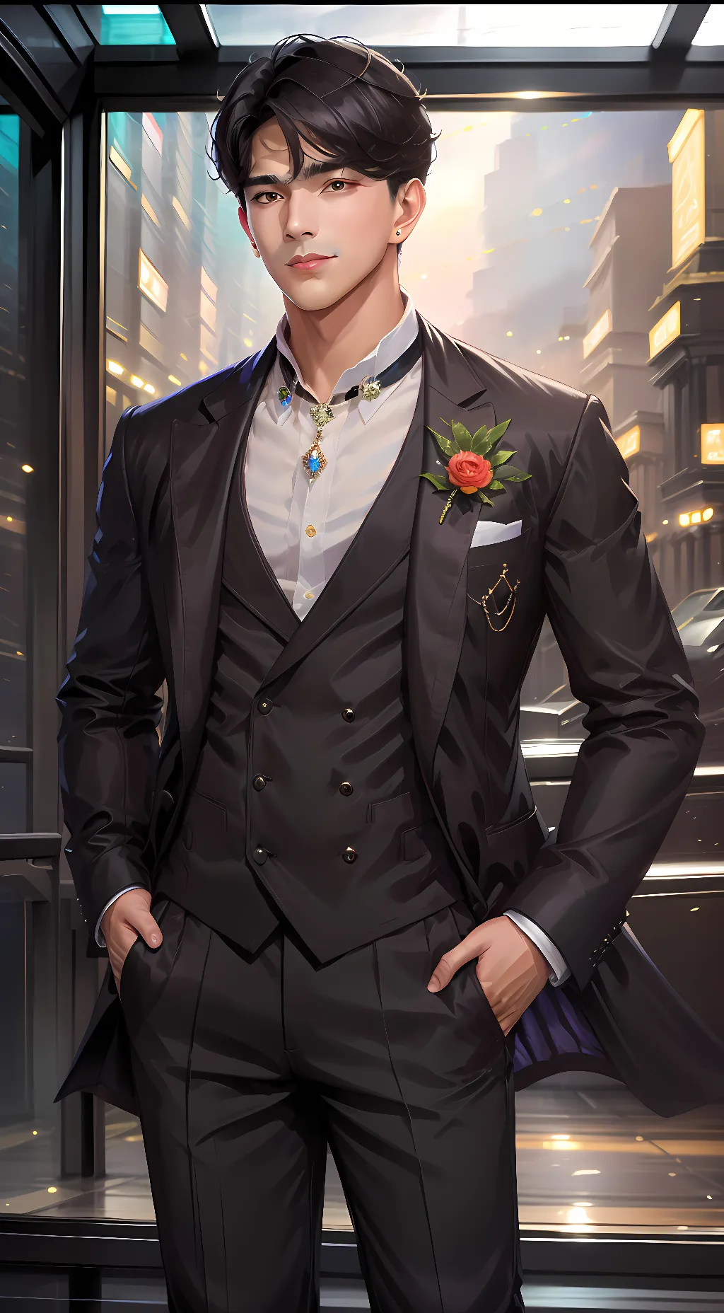 ai character: Raven background