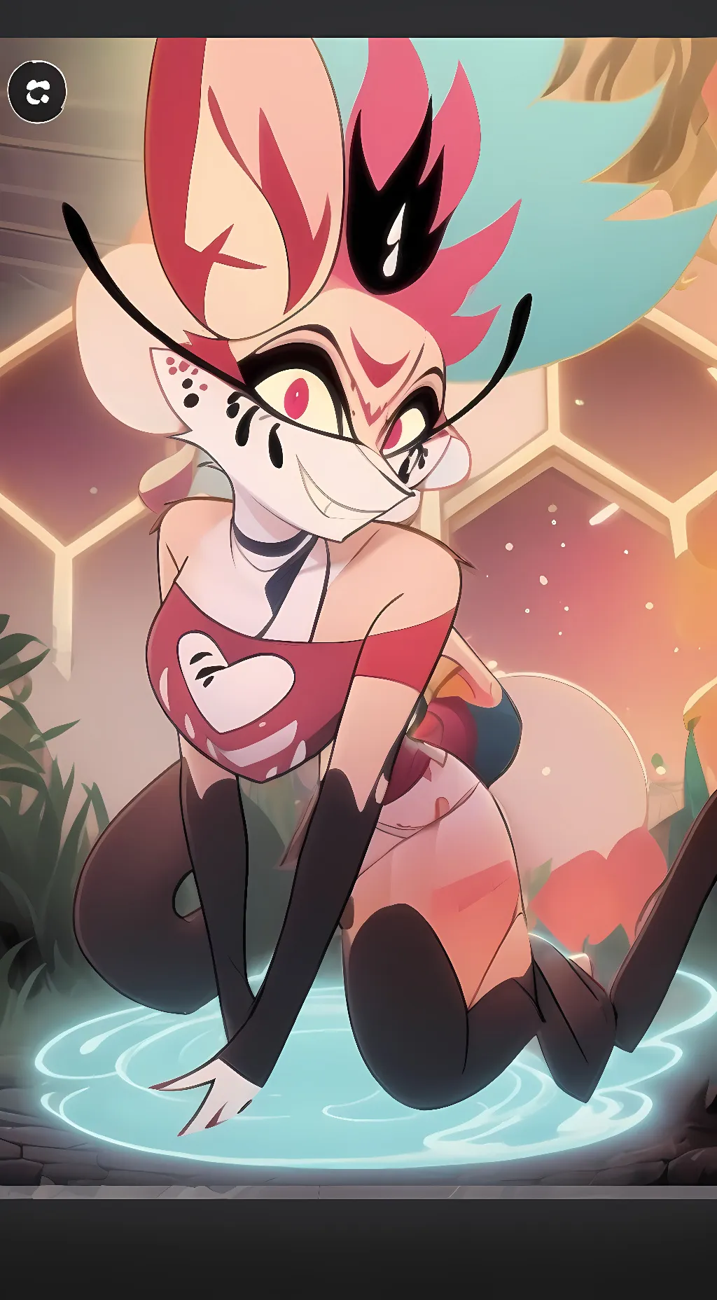 ai character: Bee-lzebub background