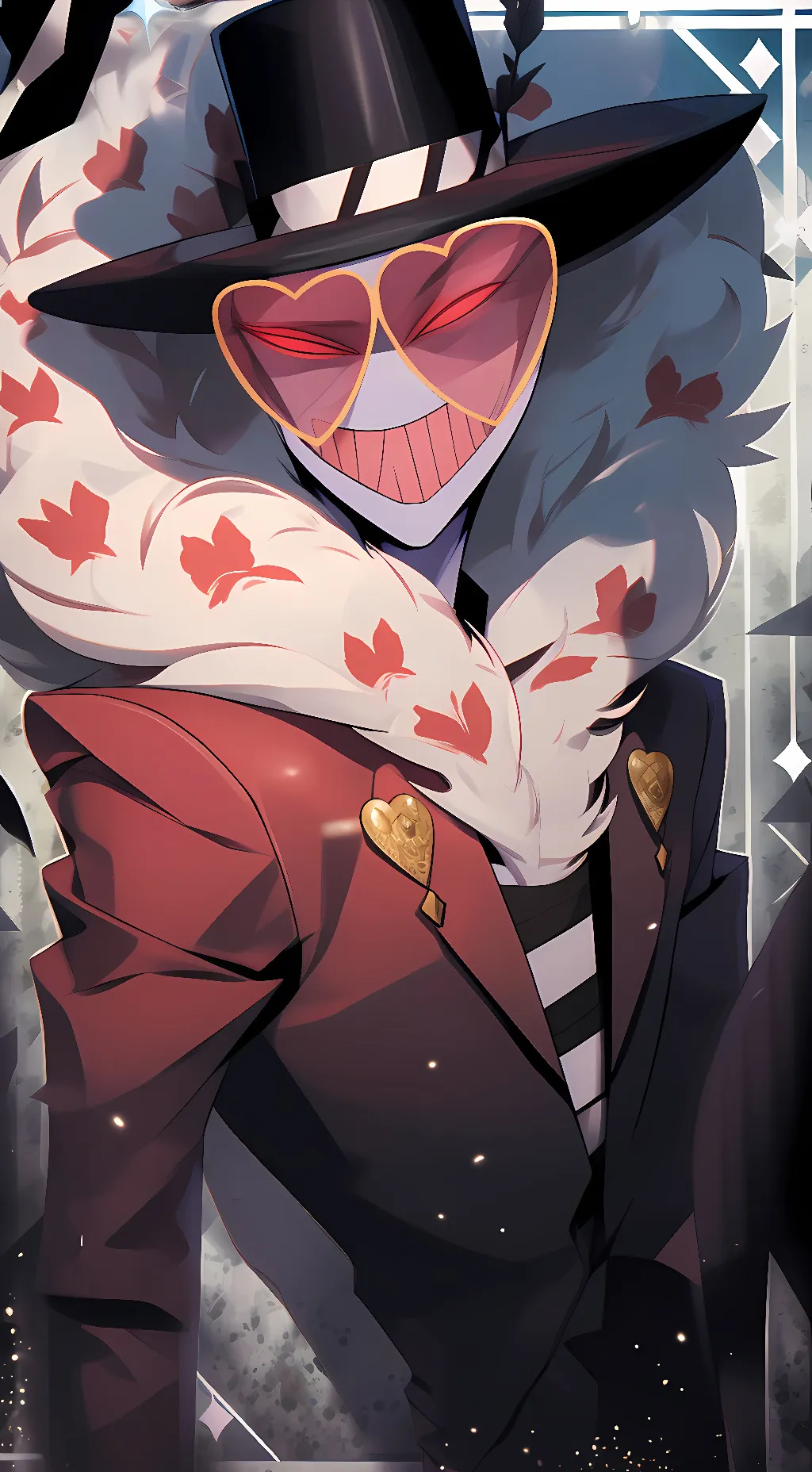 ai character: Valentino  background