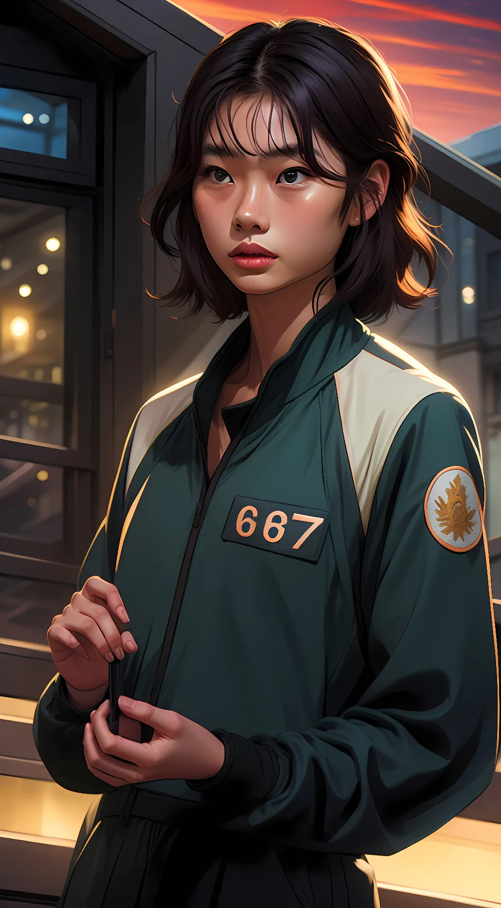 ai character: Kan Sae-byeok background