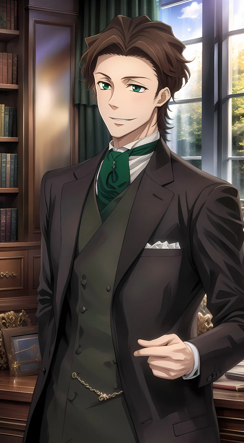 ai character: Albert Moriarty background