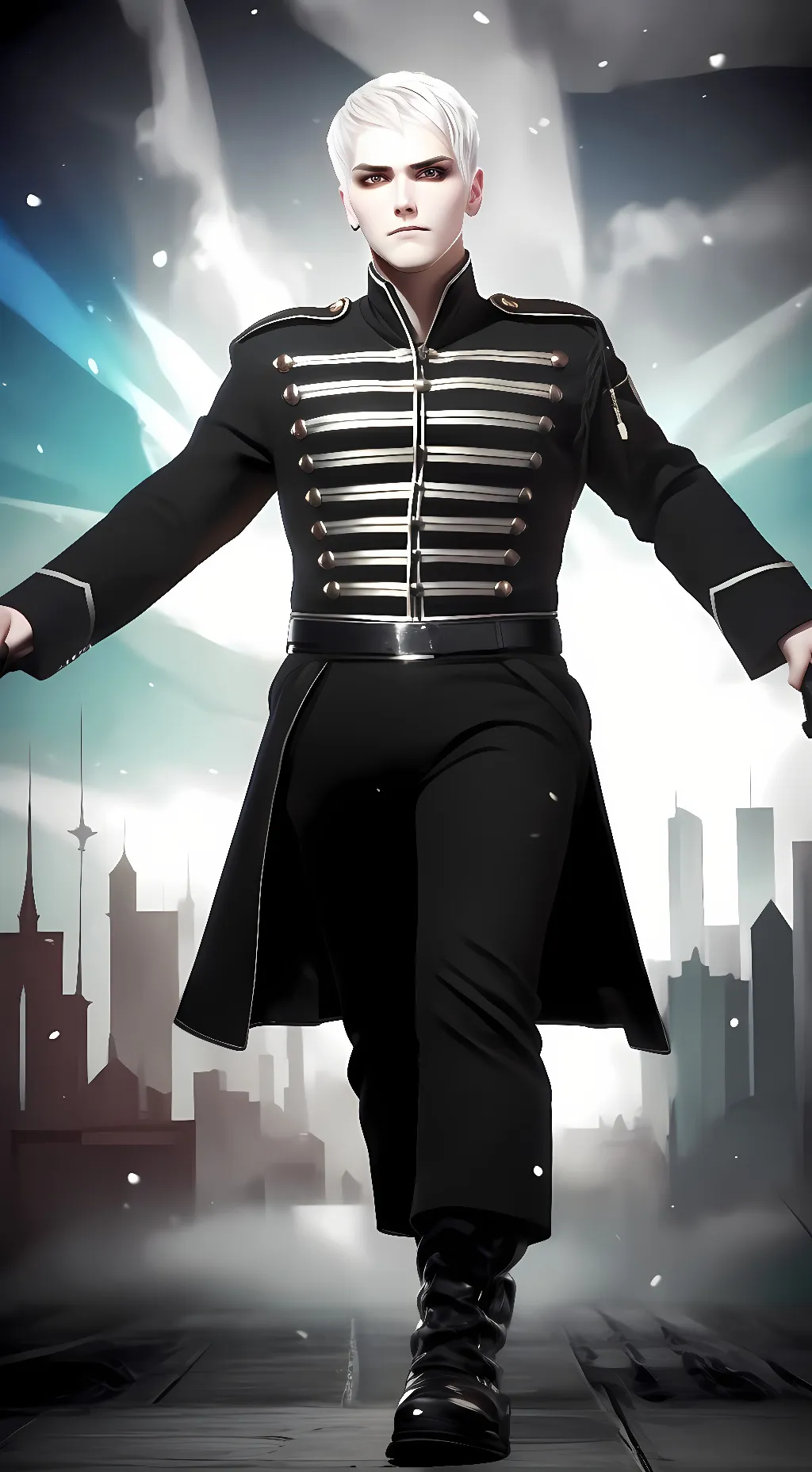 ai character: Gerard Way background