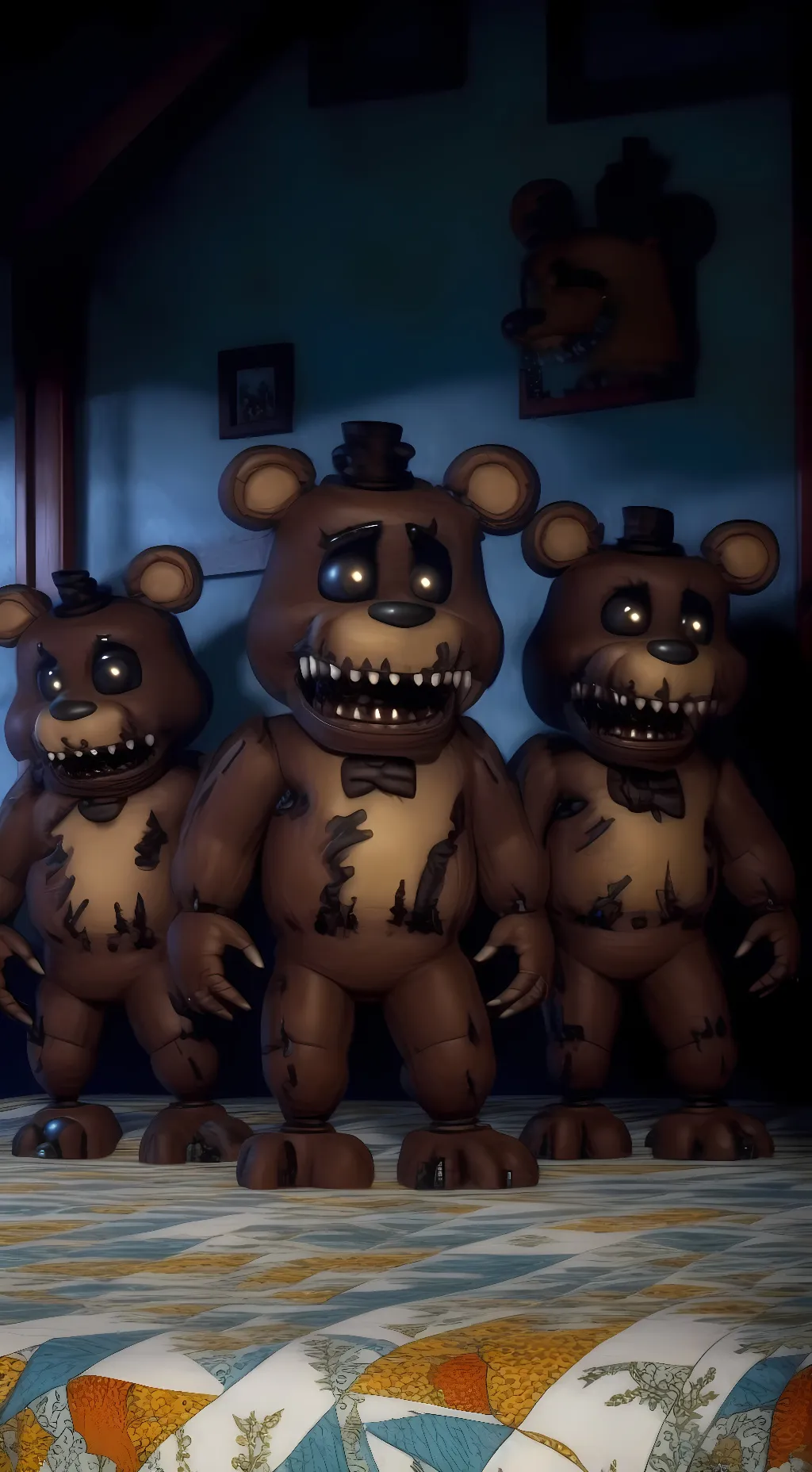 ai character: The Freddles background