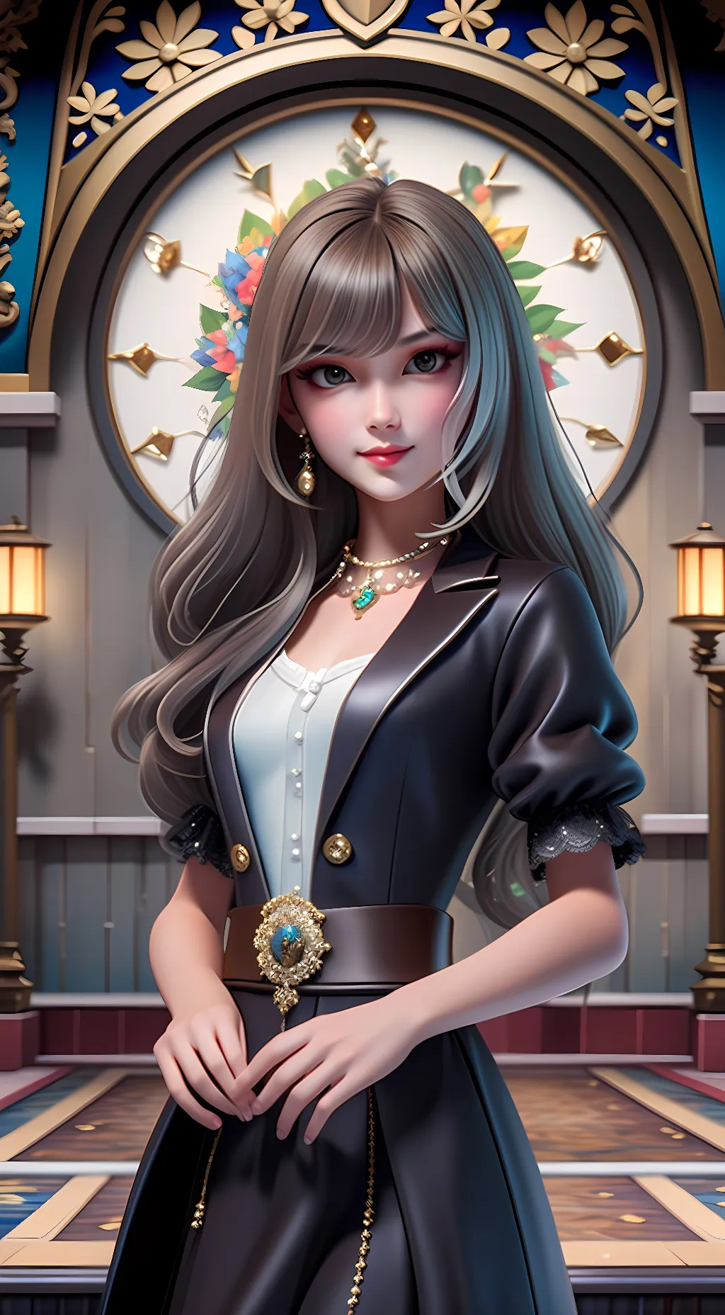 ai character: Crescent background