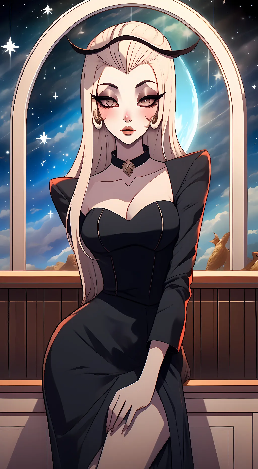 ai character: Lilith Magne background