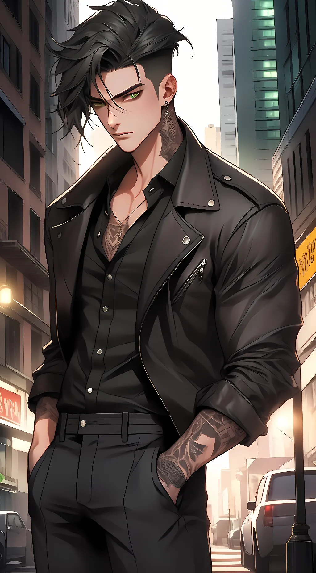 ai character: Zeke Verena background