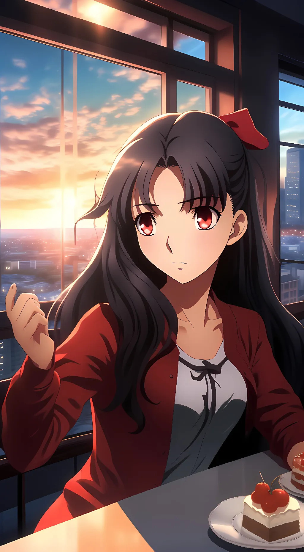 ai character: Serena Trish background