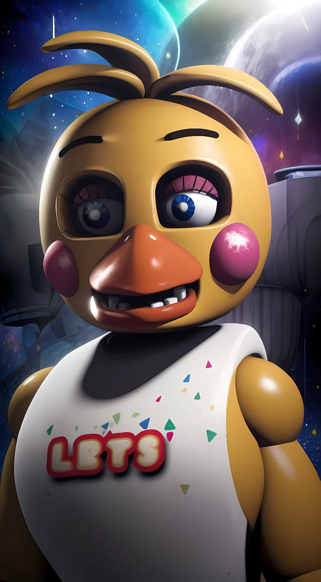 ai character: Toy Chica background
