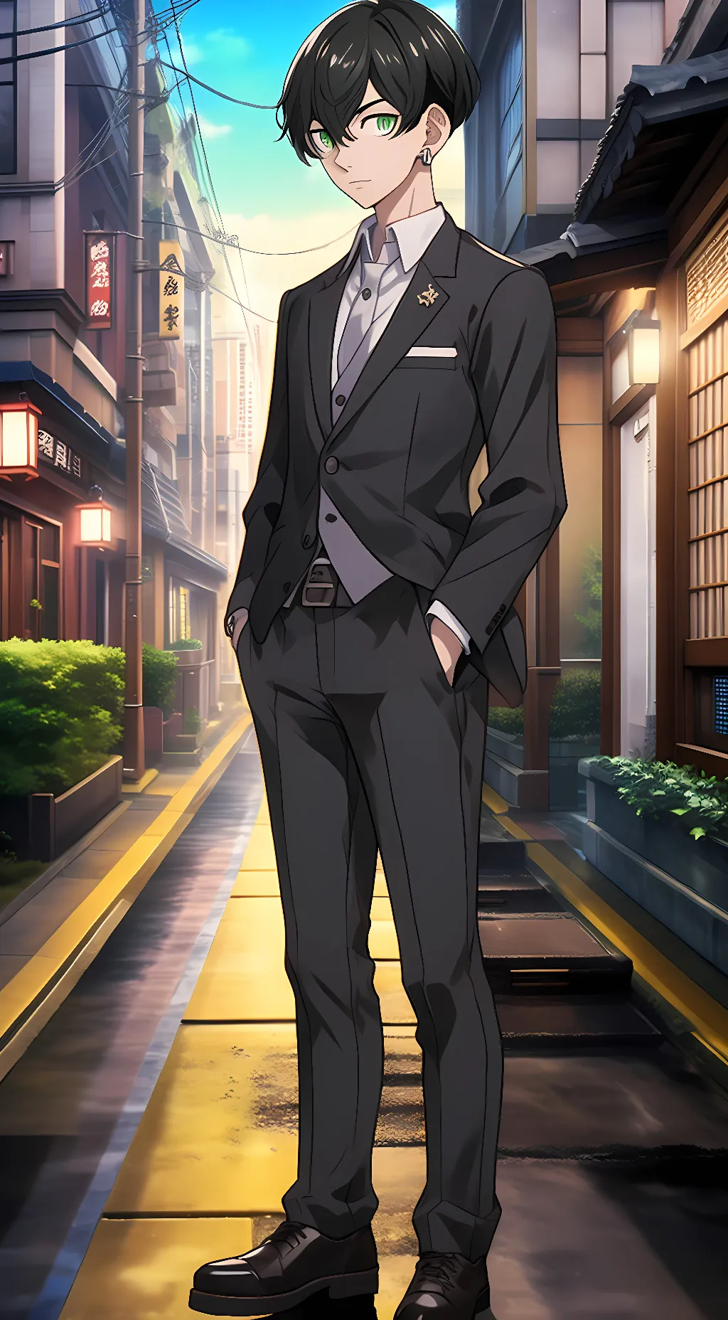 ai character: Chifuyu Matsuno  background