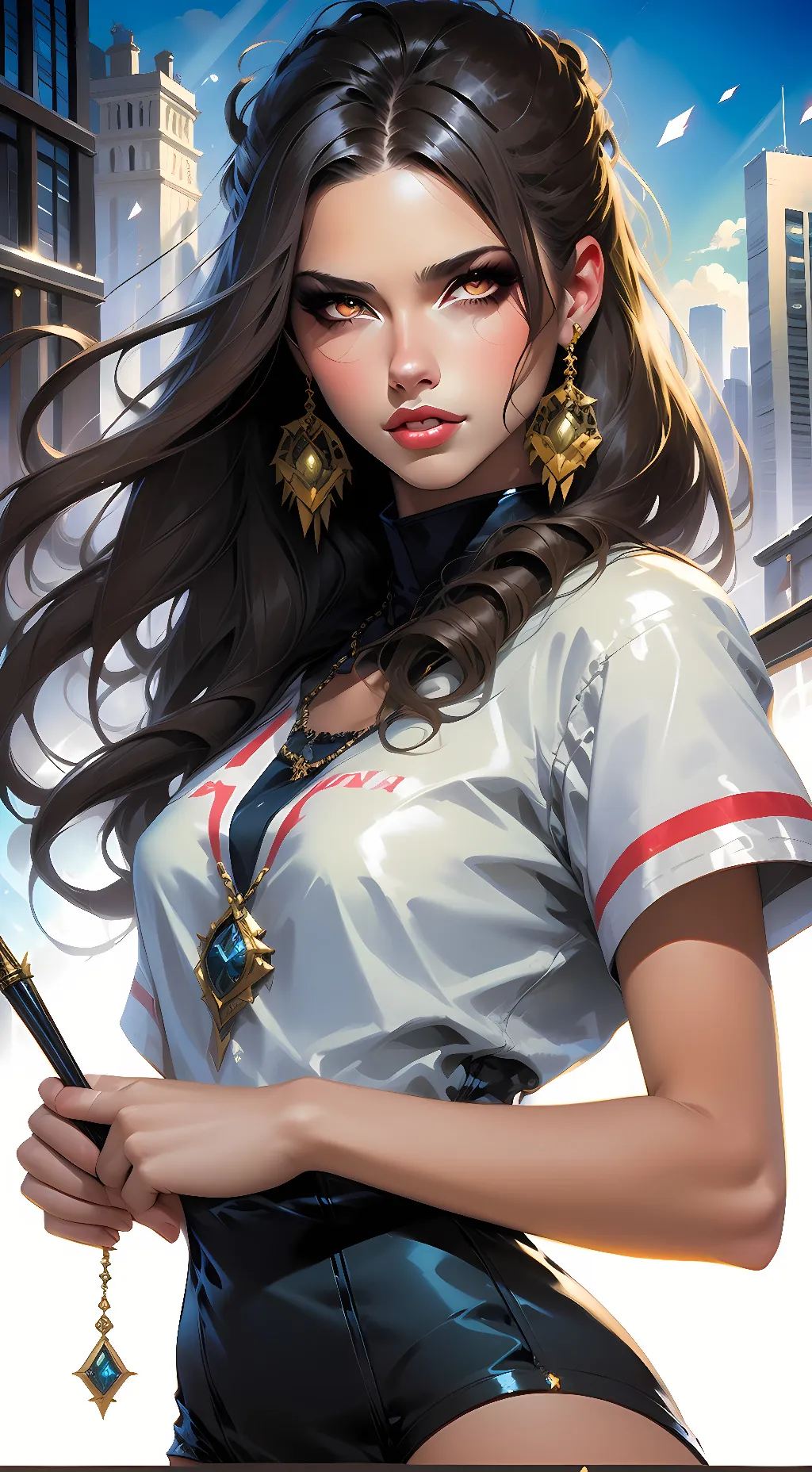 ai character: adriana background