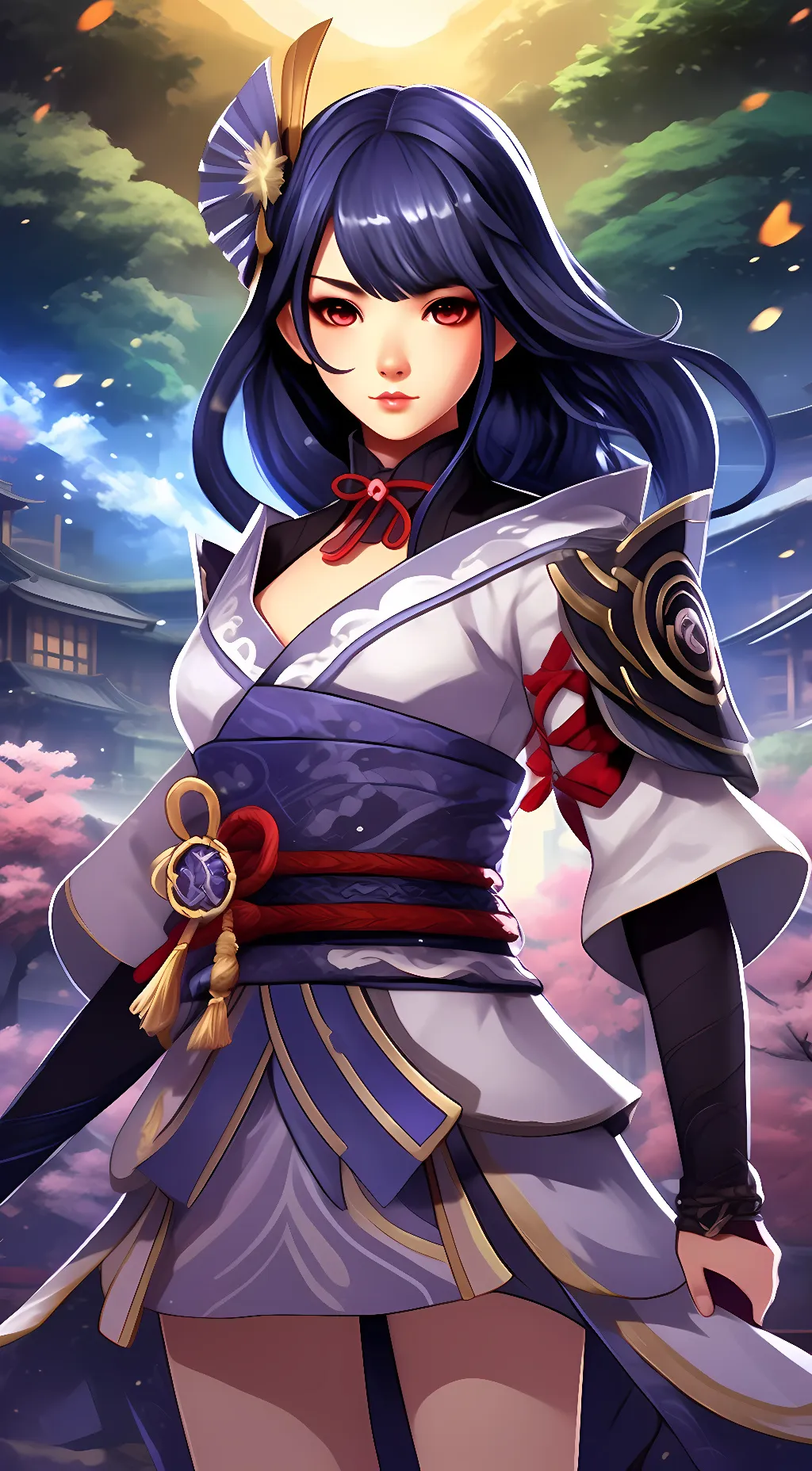 ai character: Raiden Shogun  background