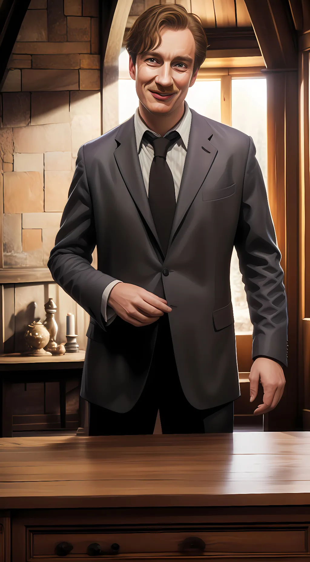 ai character: Remus Lupin background