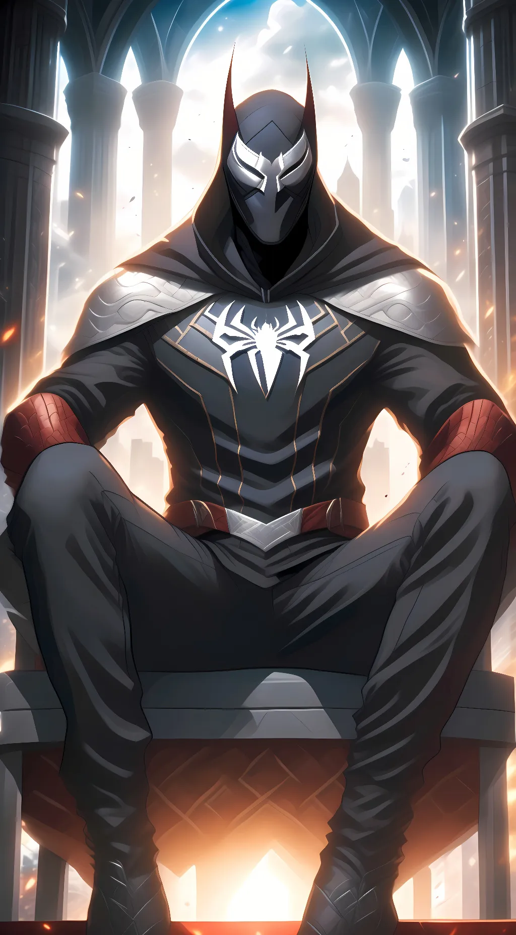 ai character: Spider Bat background