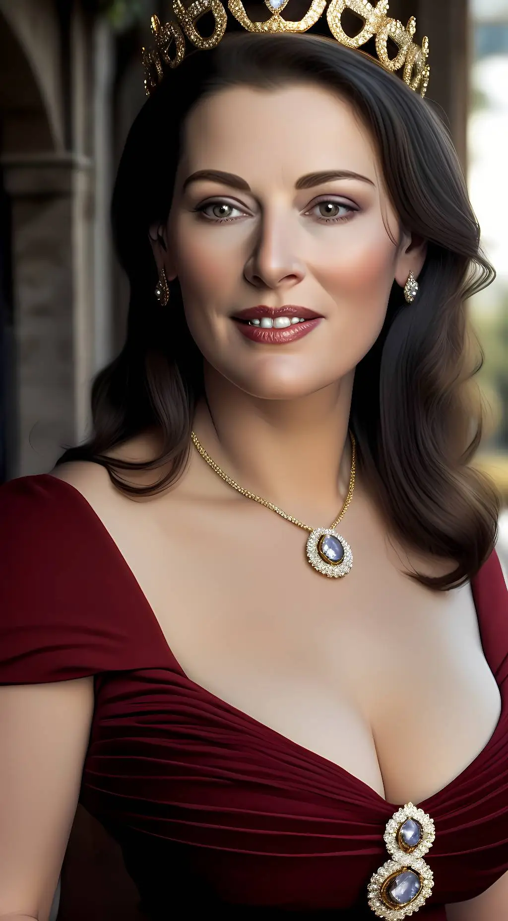 ai character: Queen Gella background