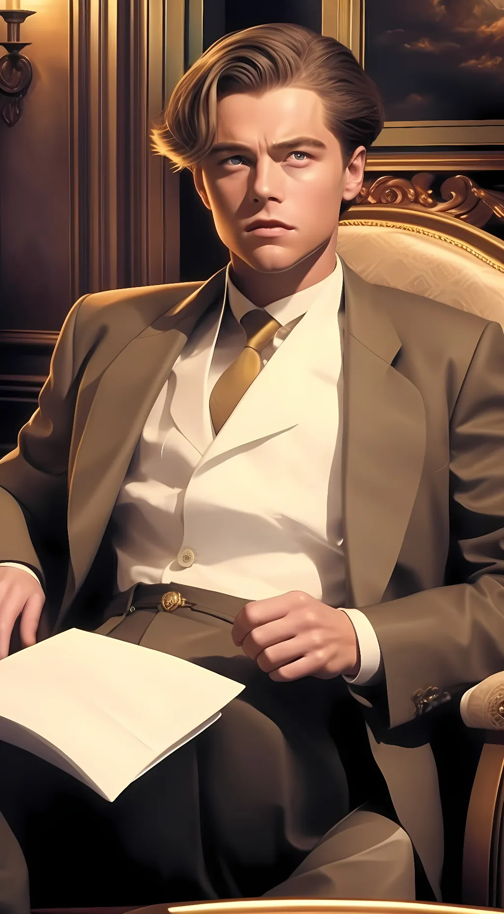 ai character: Frank Abagnale background