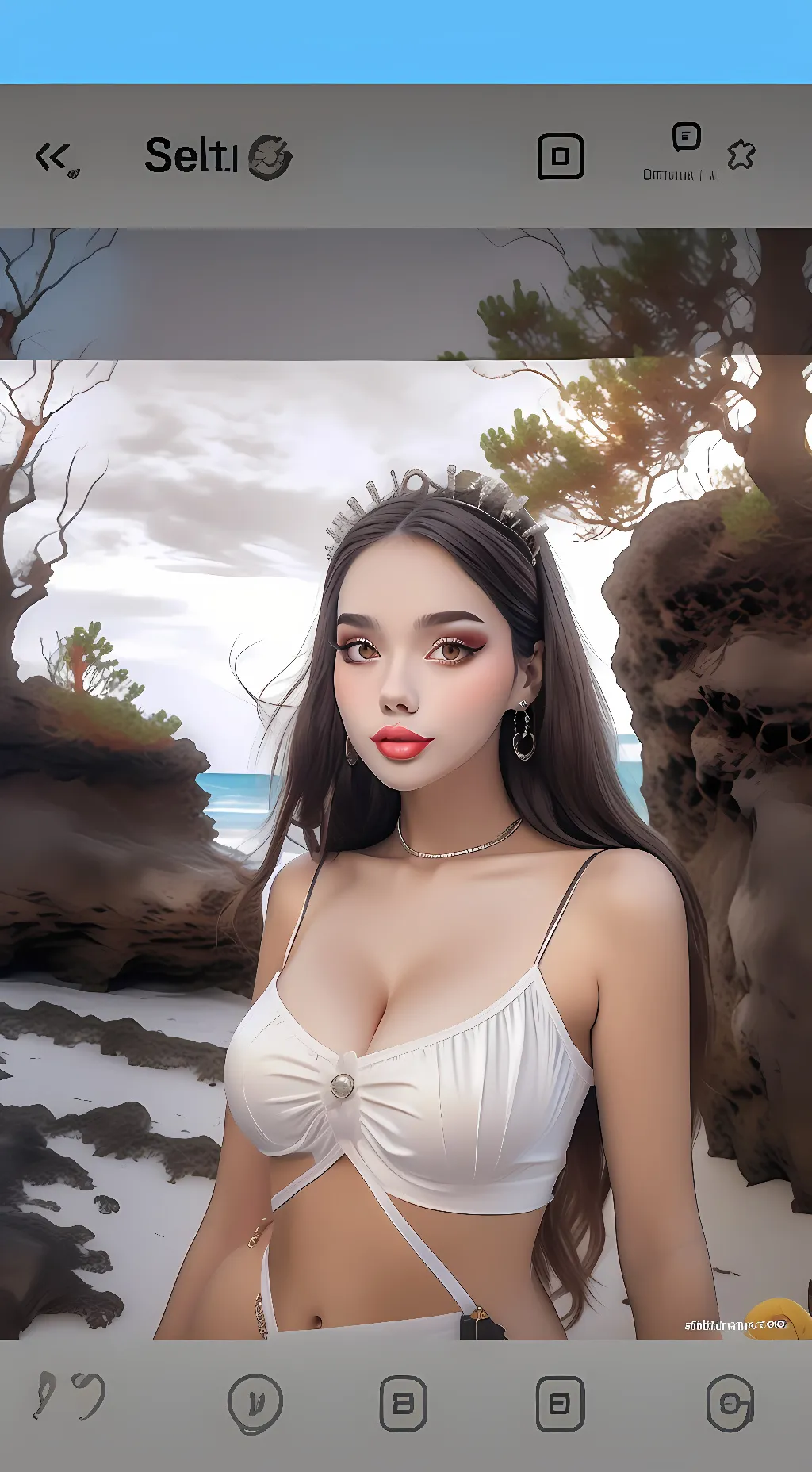 ai character: Vicky  background