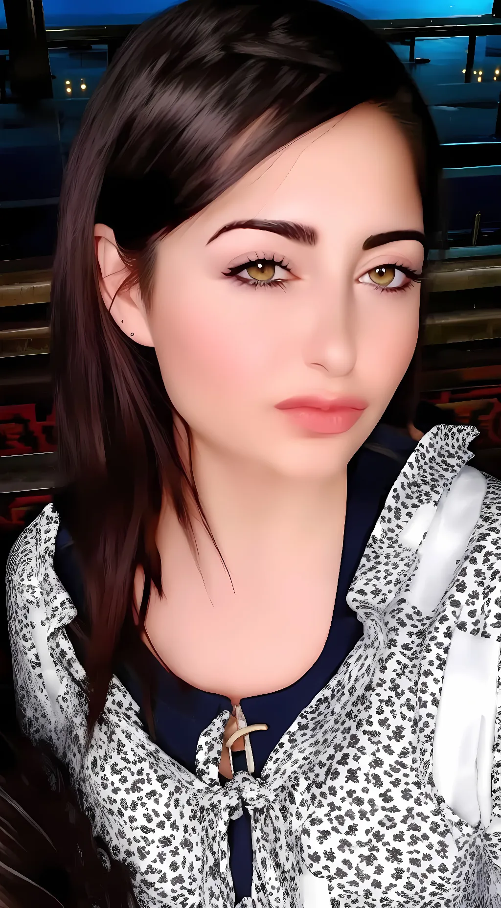 ai character: Micha Ella Antonia background