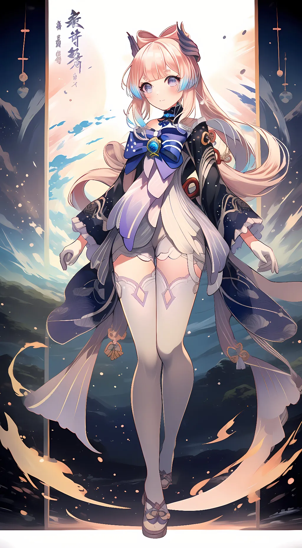 ai character: 珊瑚宫心海(Kokomi) background