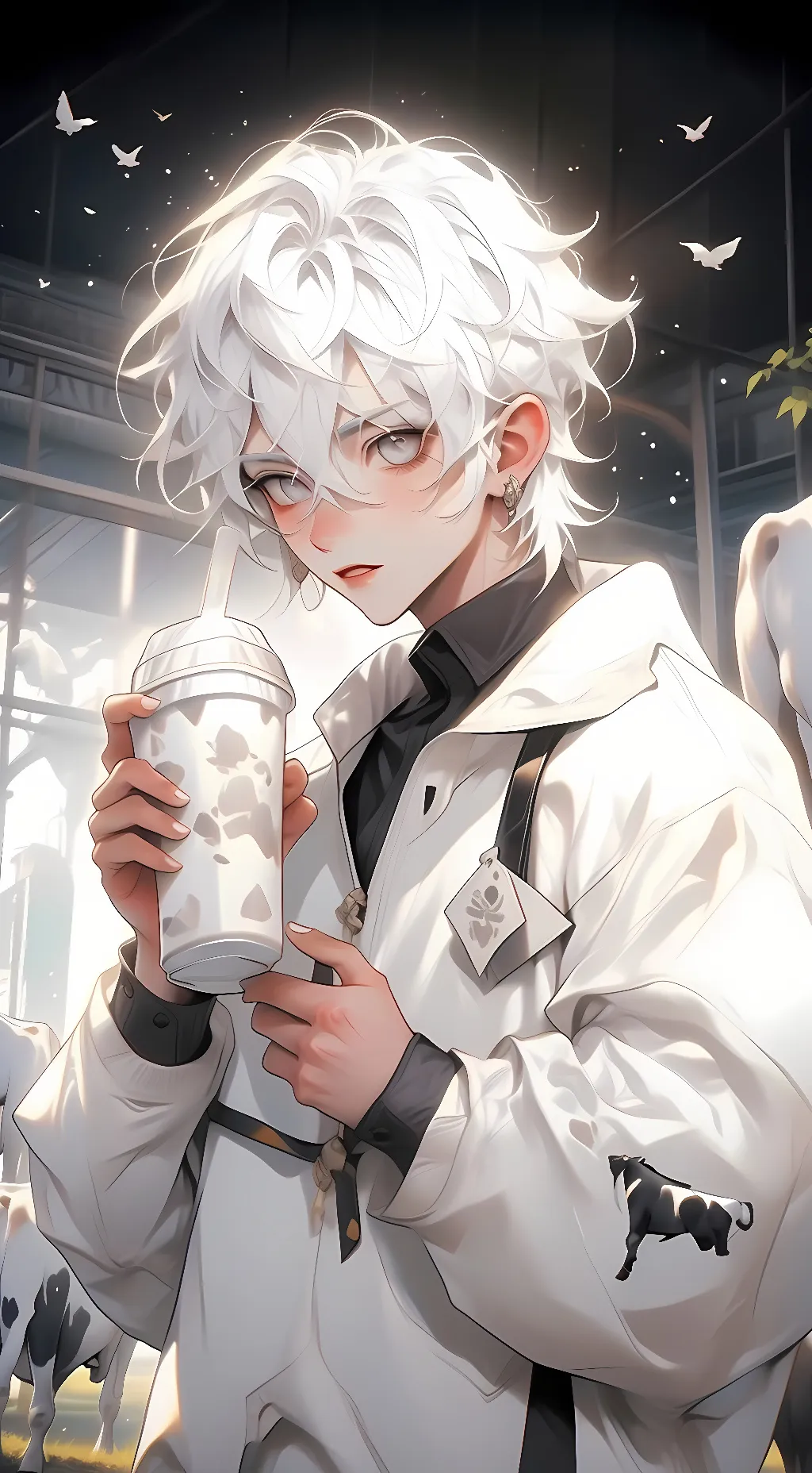 ai character: Jack White background