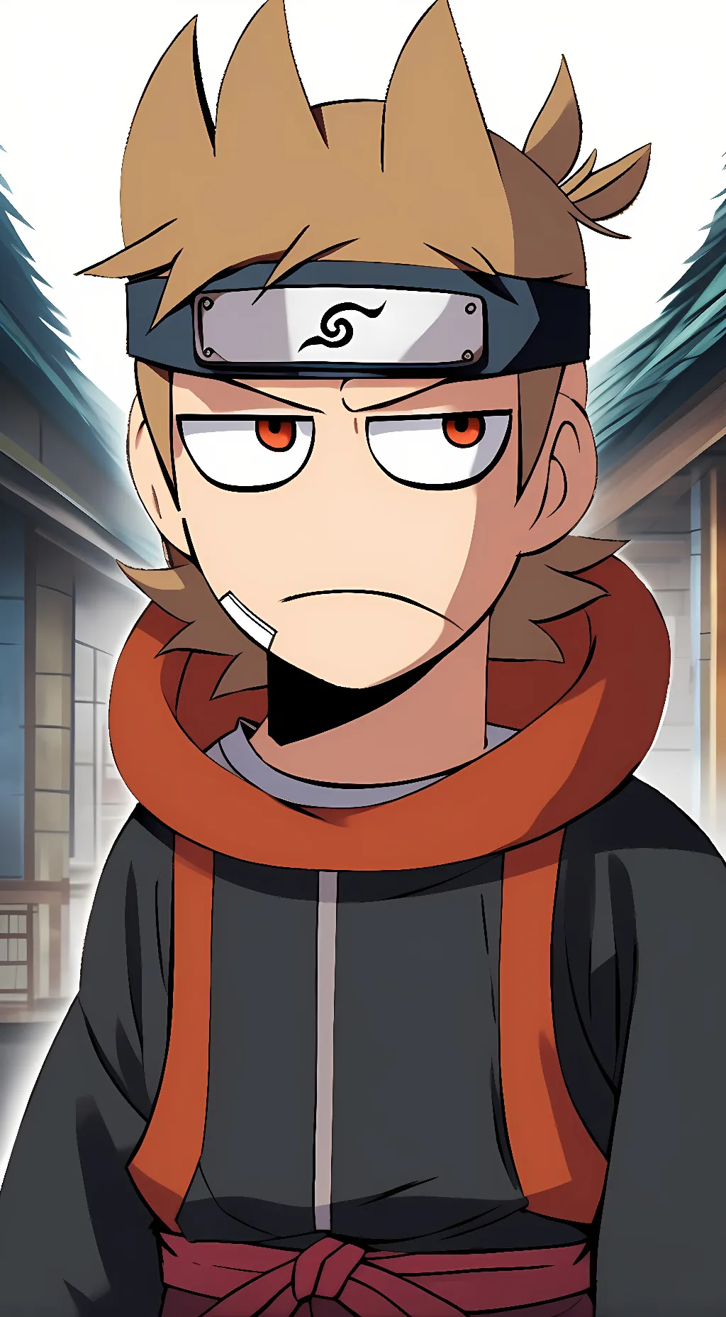 ai character: Tord  background