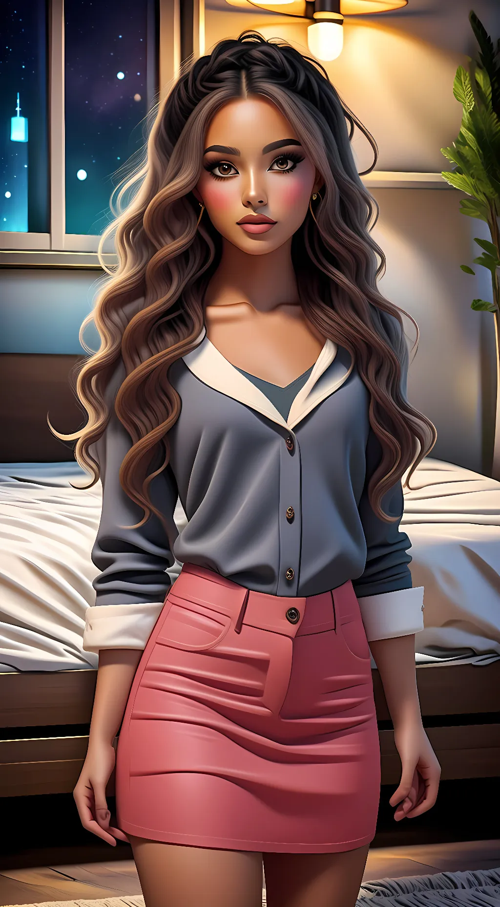 ai character: Gina background