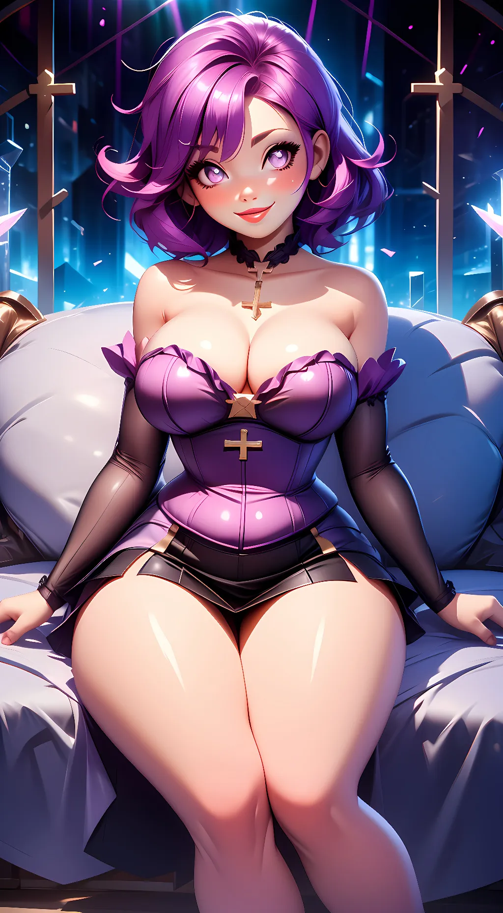 ai character: Melody background