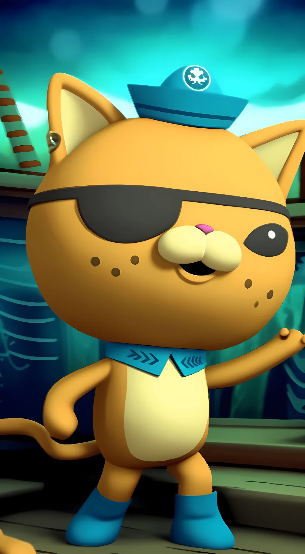 ai character: Kwazii the Cat background