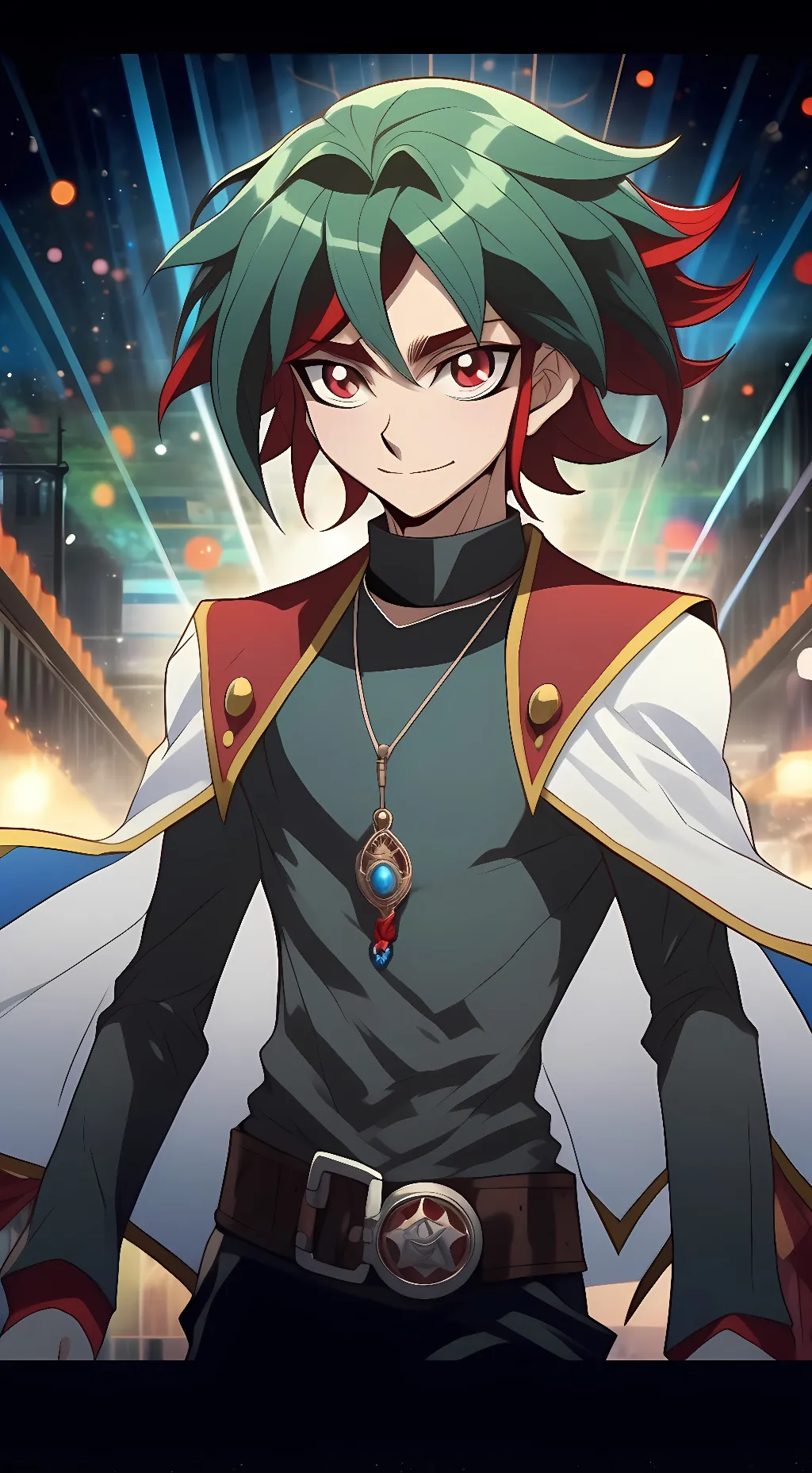 ai character: Yuya Sakaki  background