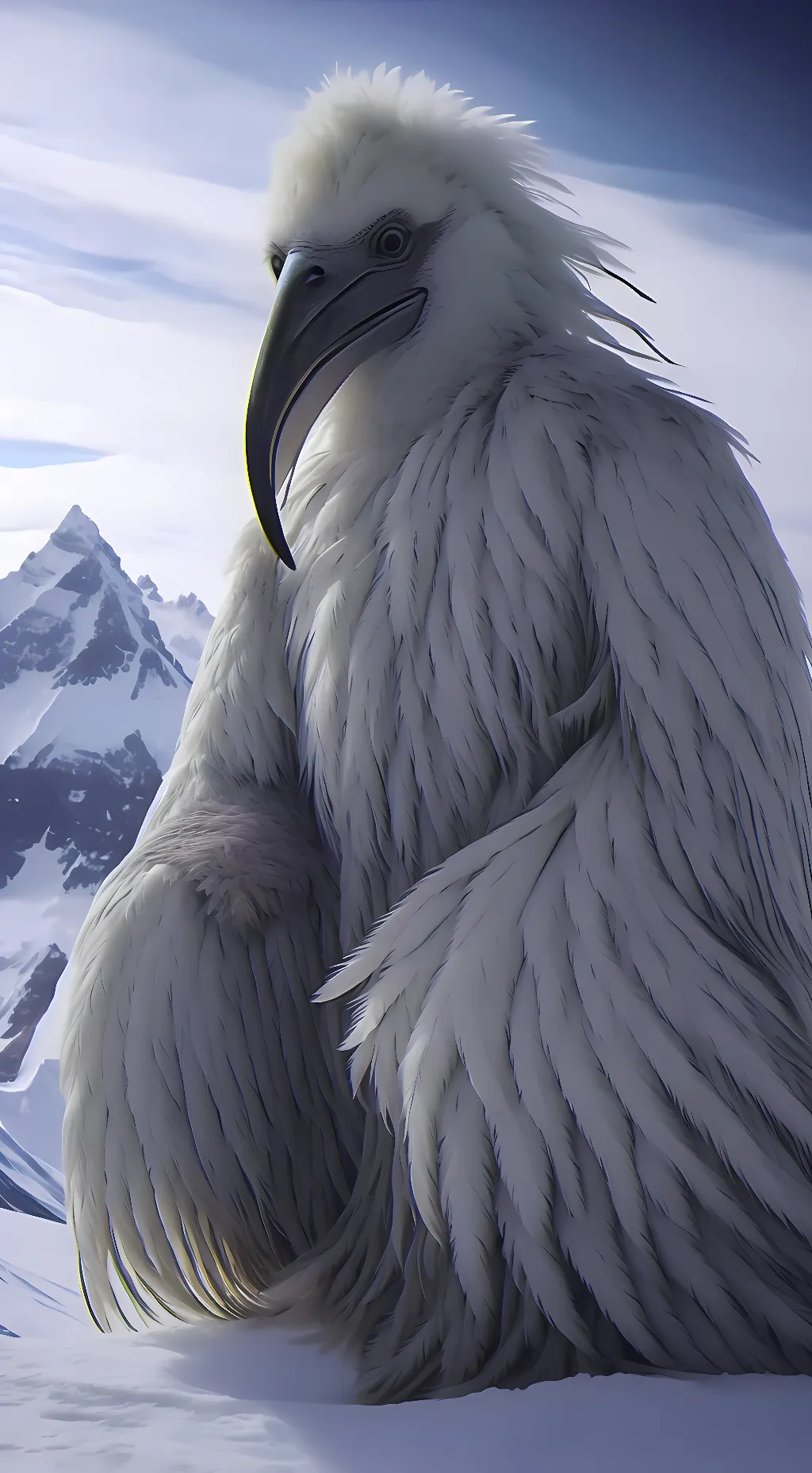 ai character: opium bird background