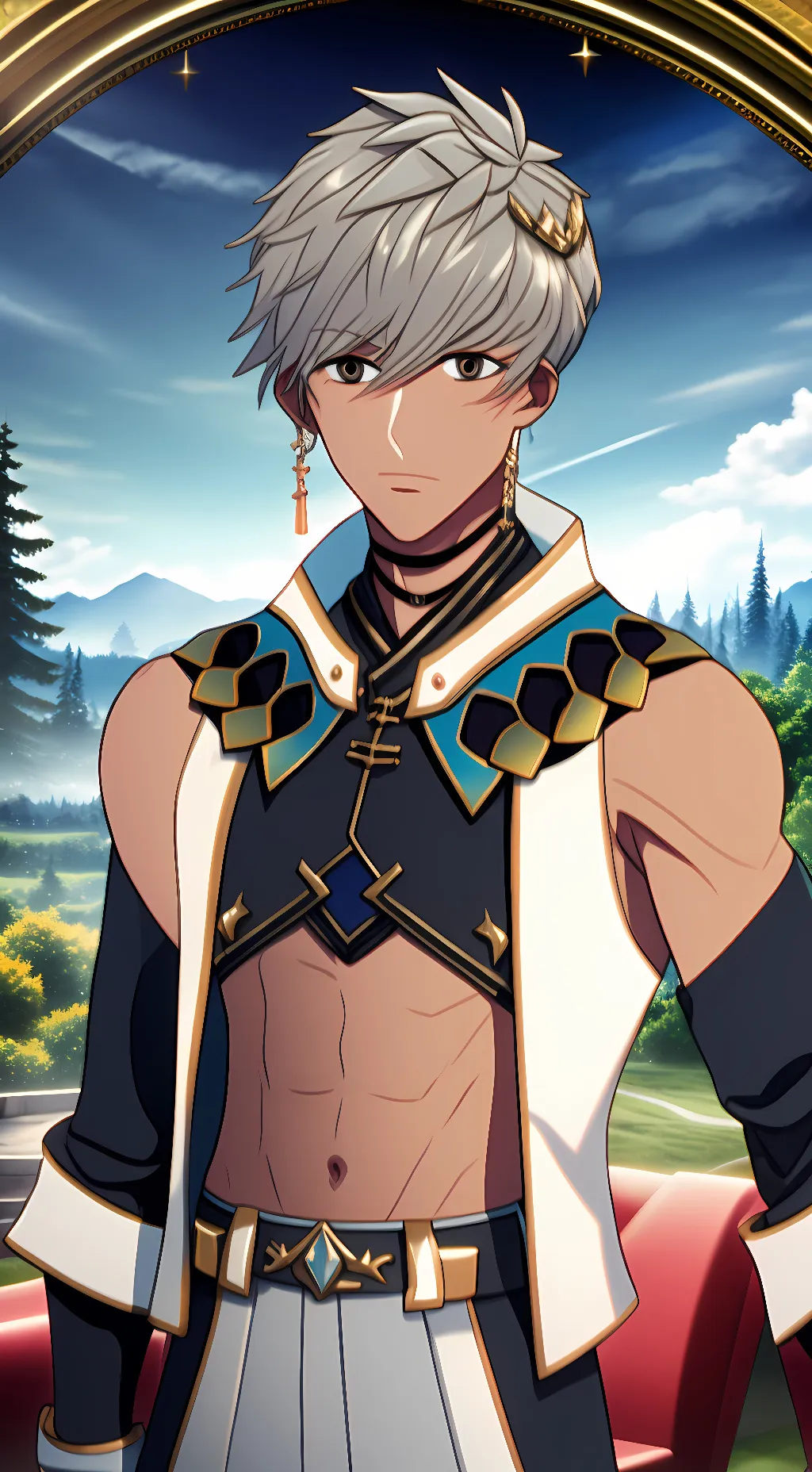 ai character: Raphael  background