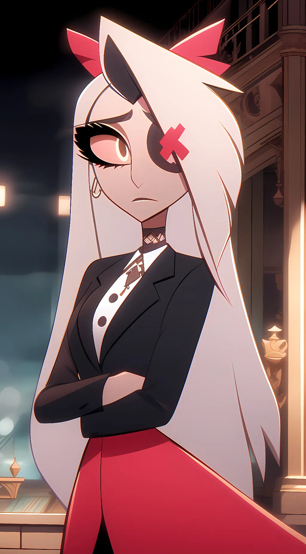 ai character: Vaggie background