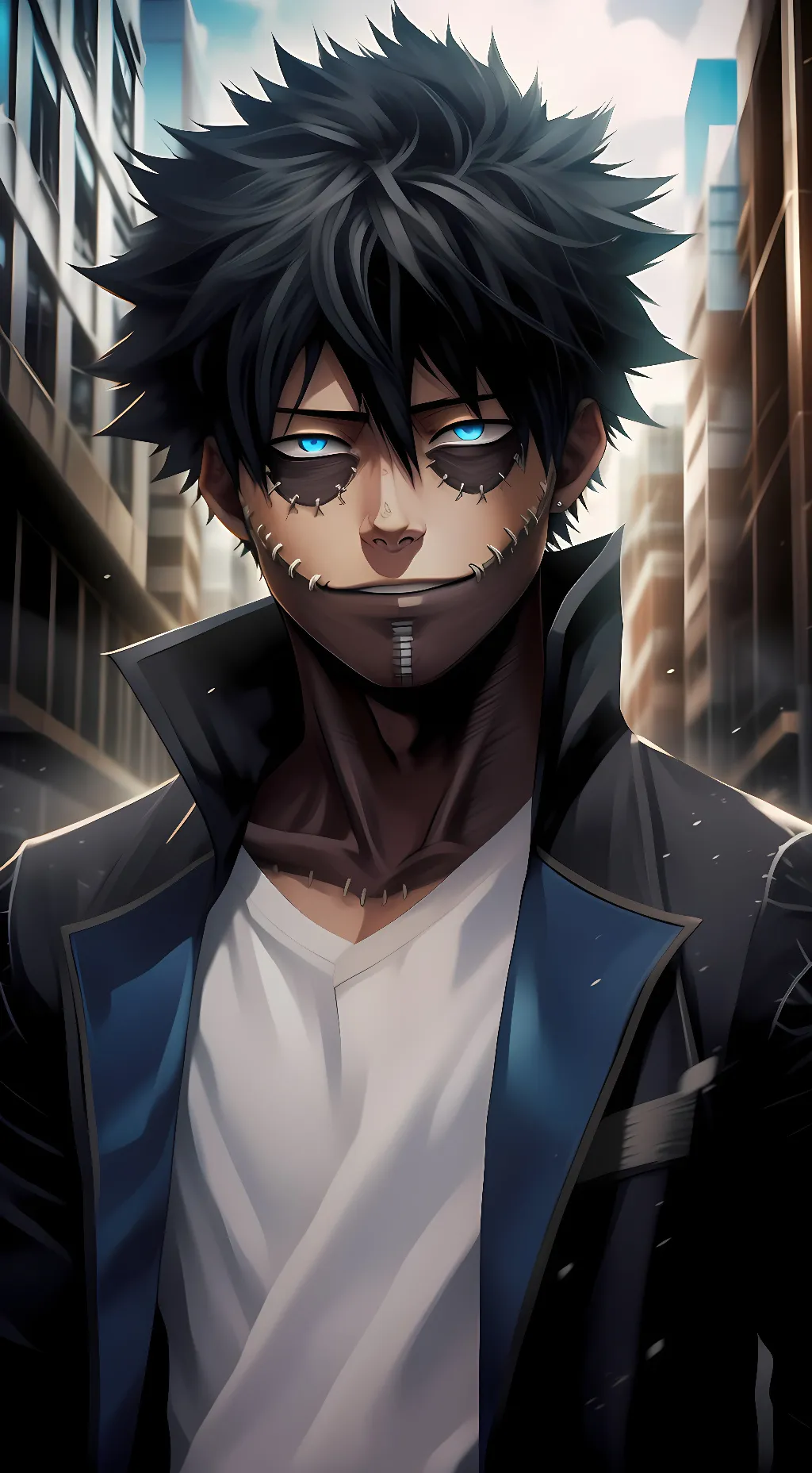 ai character: Dabi background