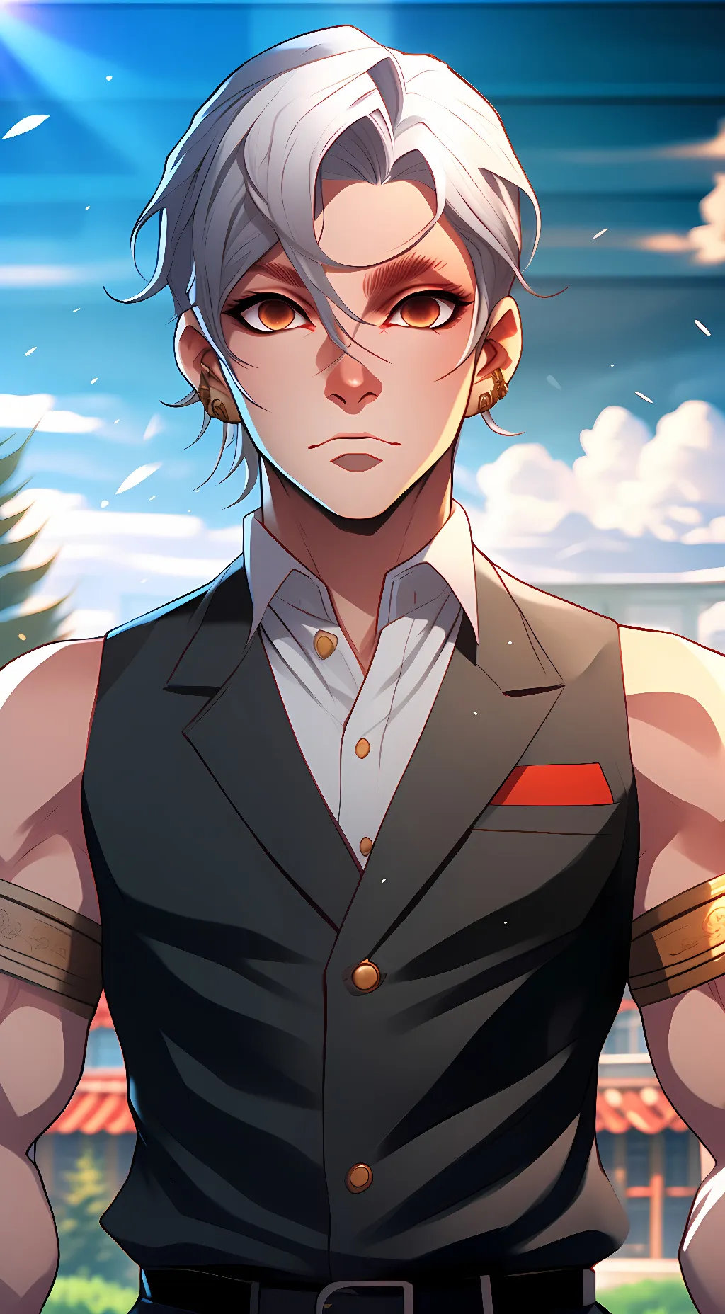 ai character: Cloud background