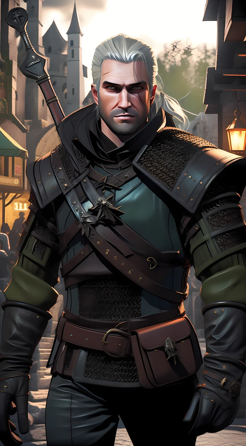 ai character: Geralt of Rivia background