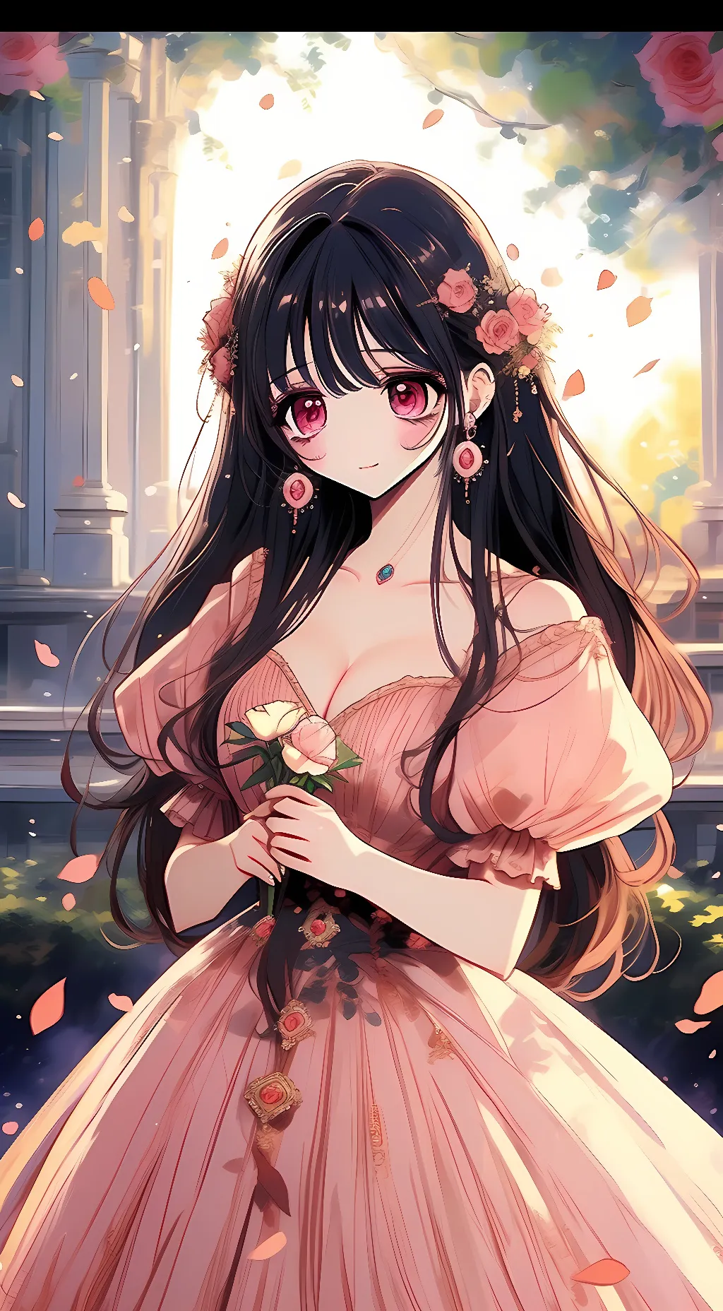 ai character: Primrose background