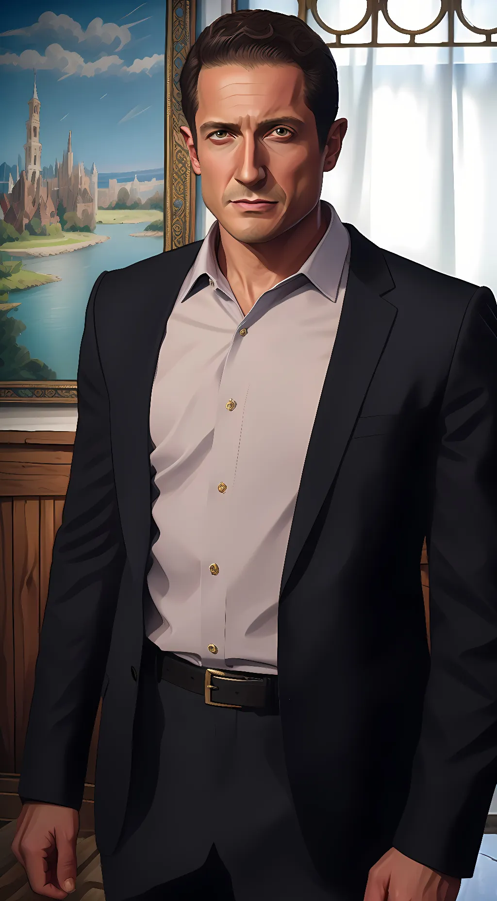 ai character: Sean Renard  background