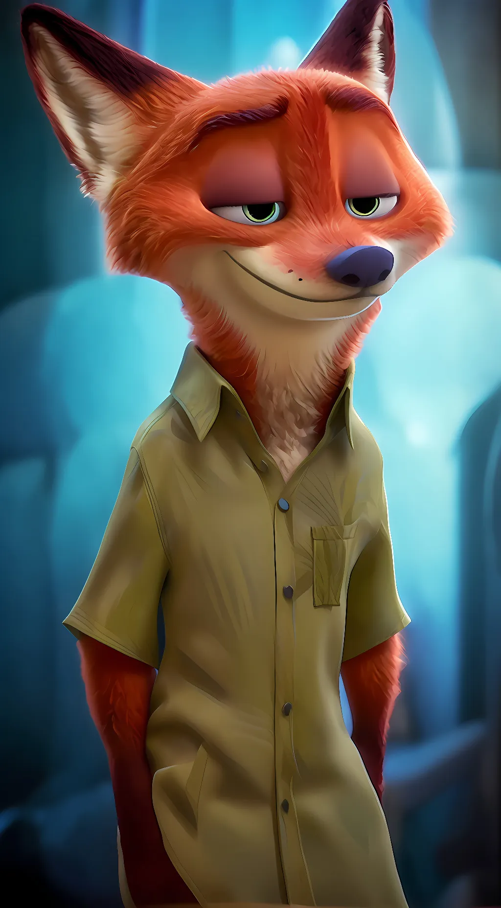 ai character: nick wilde (gay) background