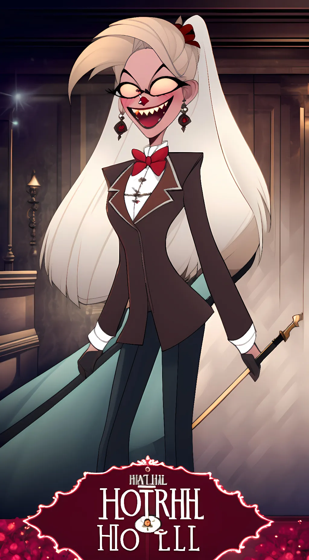 ai character: Hazbin Hotel  background