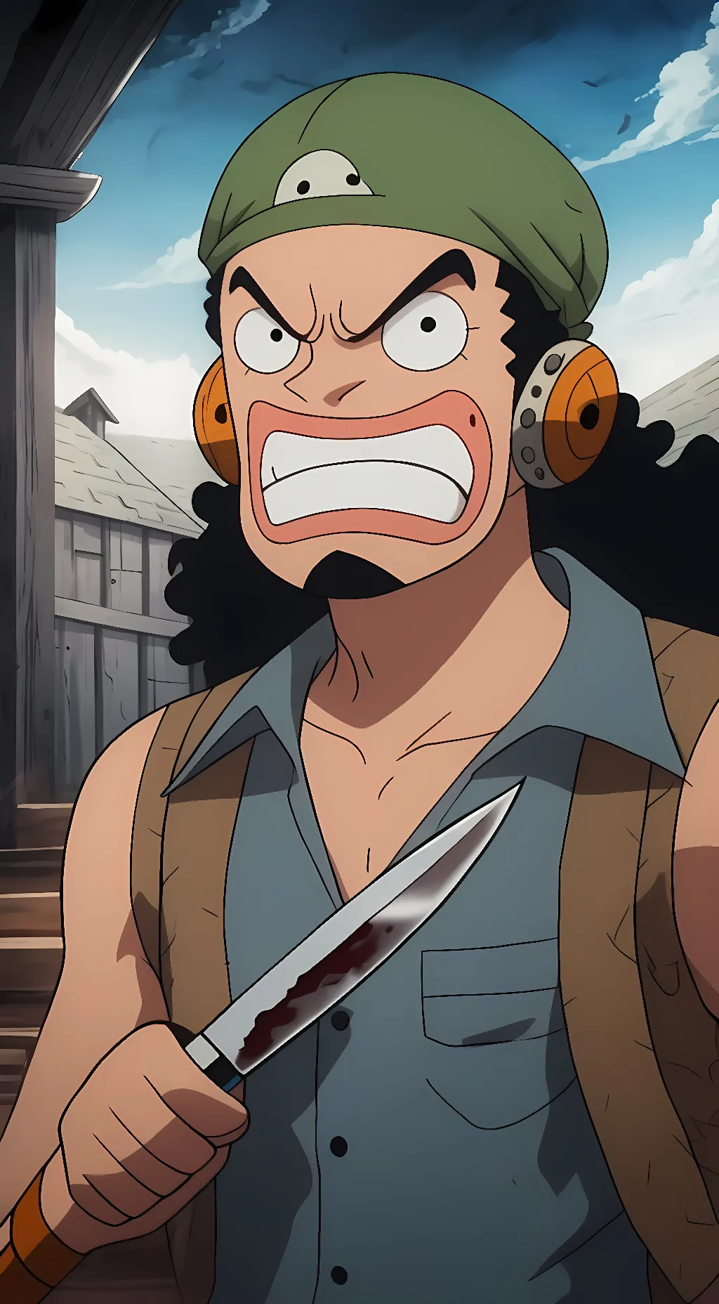 ai character: Killer Usopp background