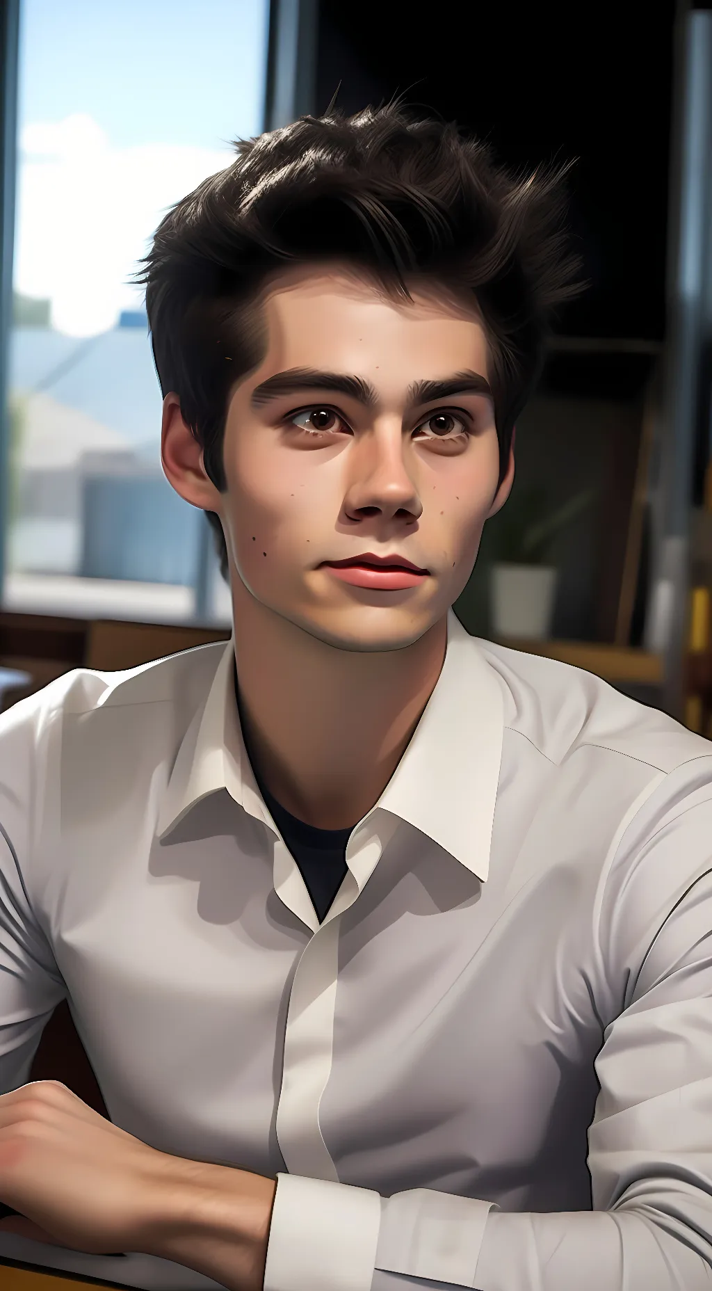 ai character: Gladers IRL background