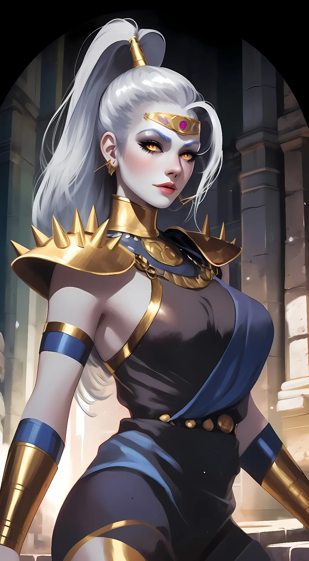 ai character: Megaera (Hades) background