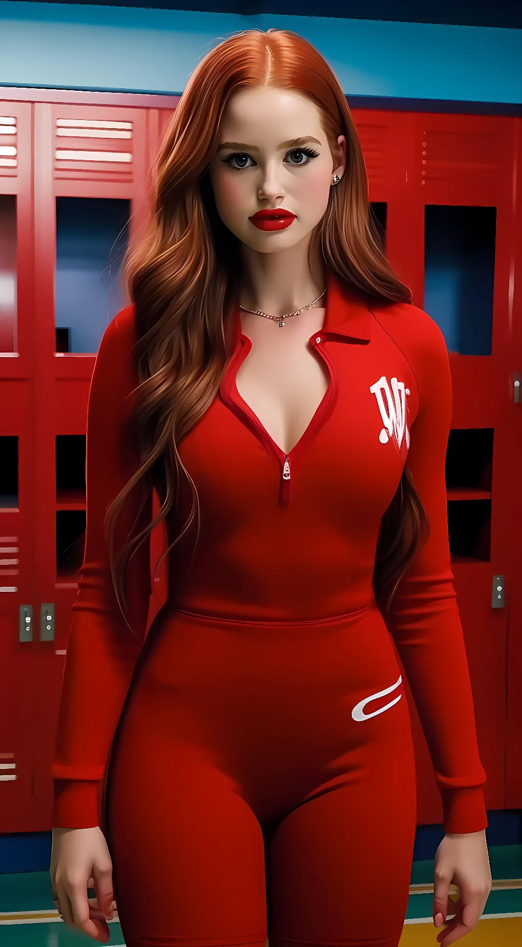 ai character: Cheryl Blossom  background