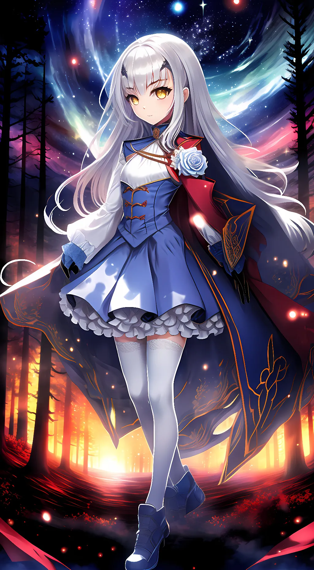 ai character: Melusine  background