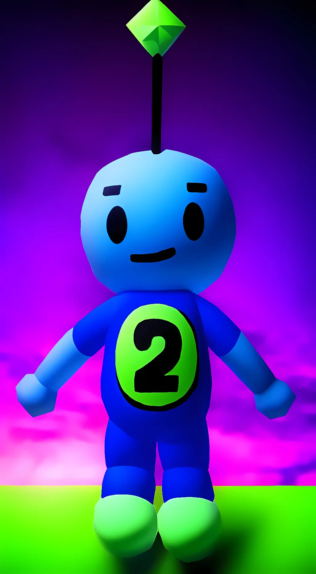 ai character: Beebo X TADC background