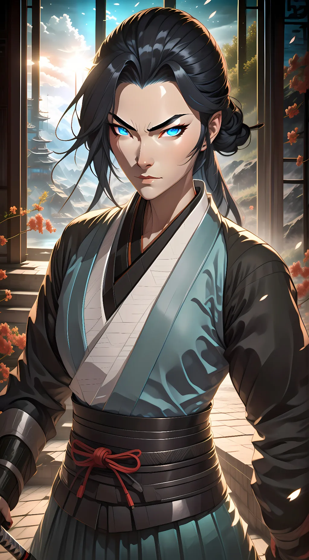 ai character: Mizu background