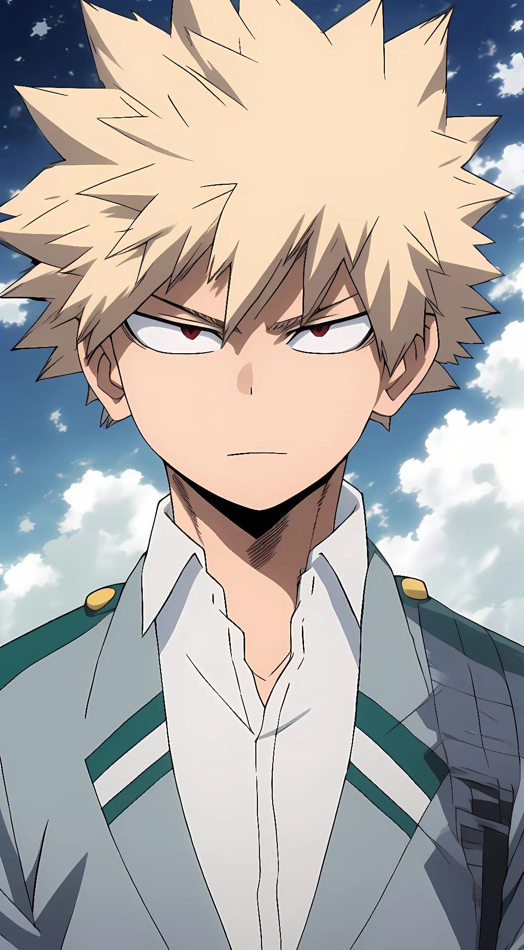 ai character: Katsuki Bakugō background